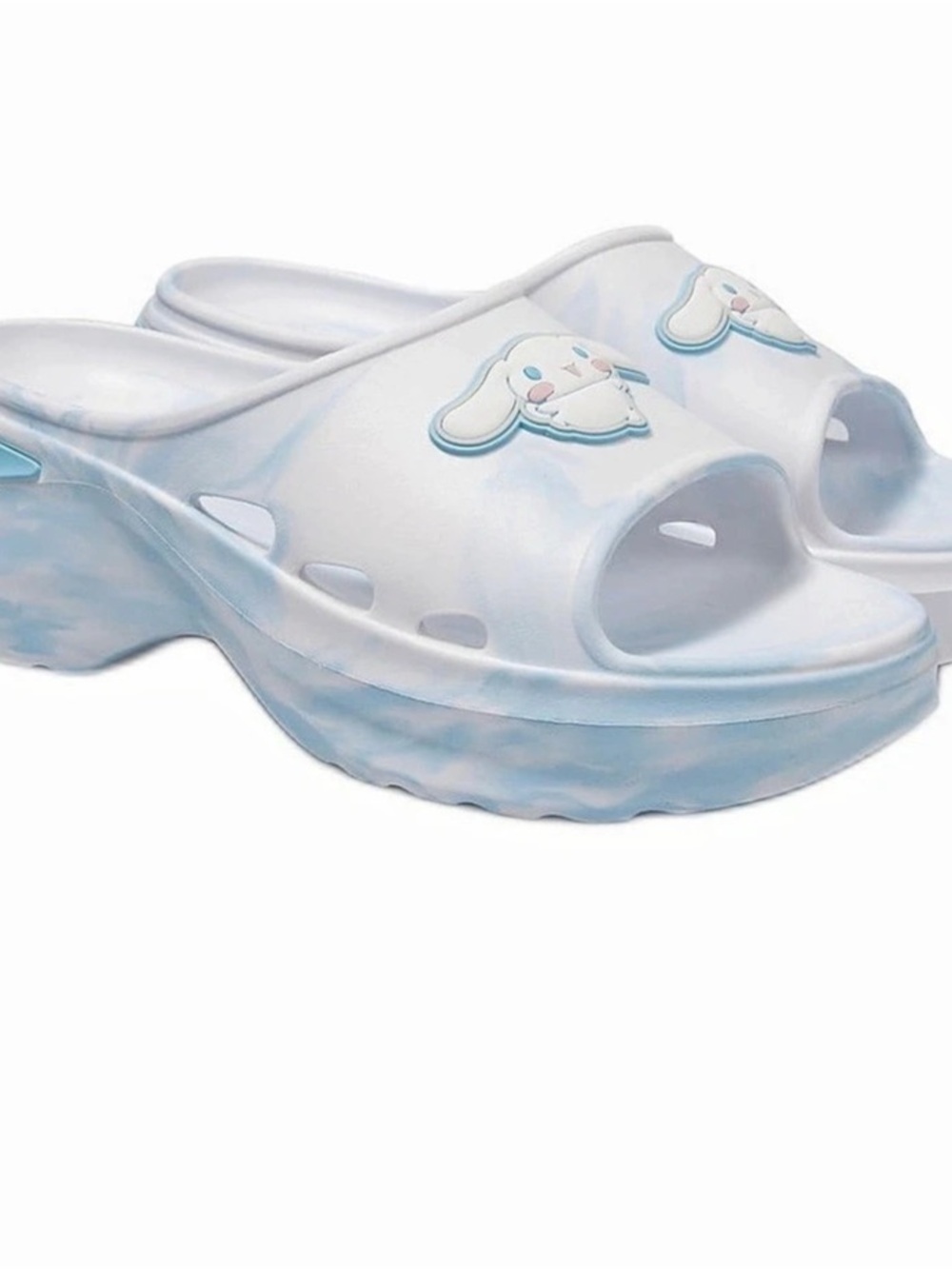 Cinnamoroll Blue & White Platform Clogs